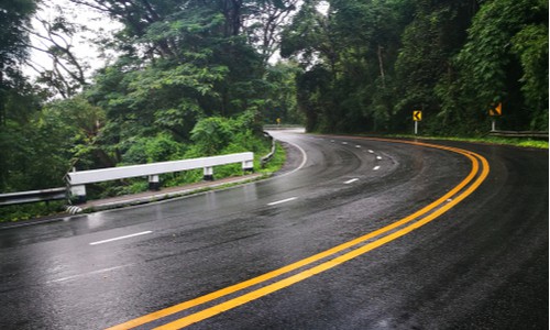 wet roads