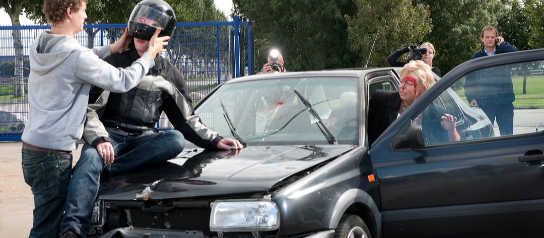 after a motorcycle accident