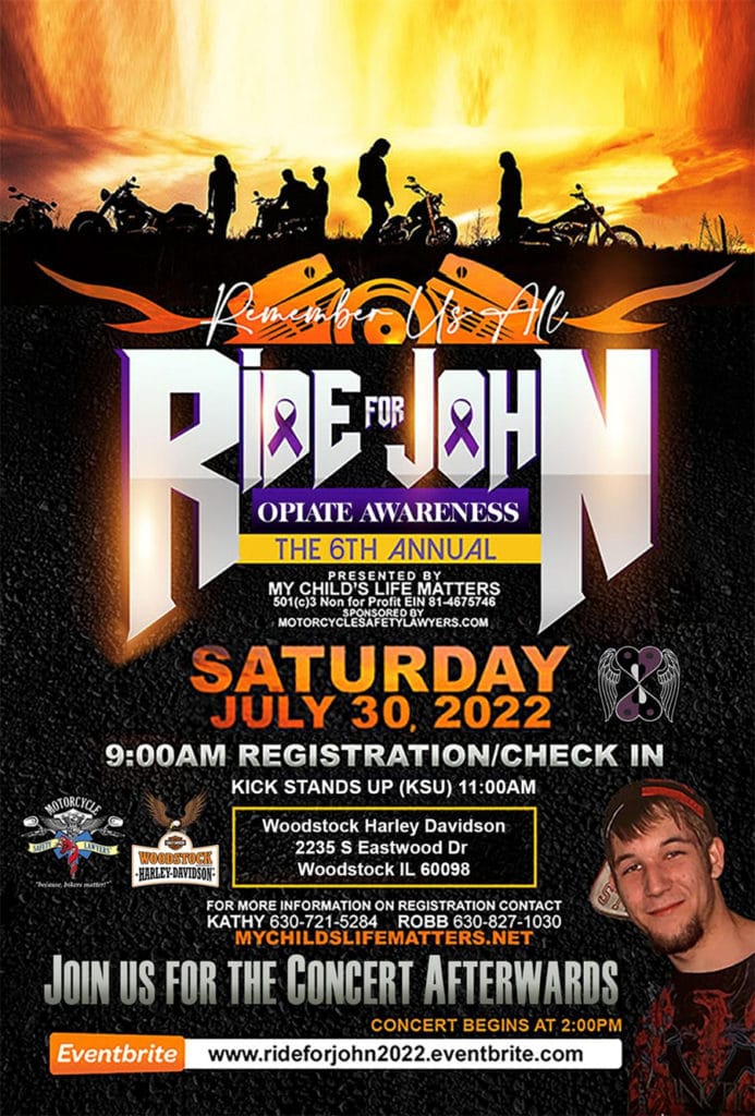 The 6th Annual Ride For John