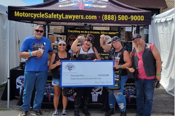 A Group of Motorcycle Enthusiasts In Sturgis