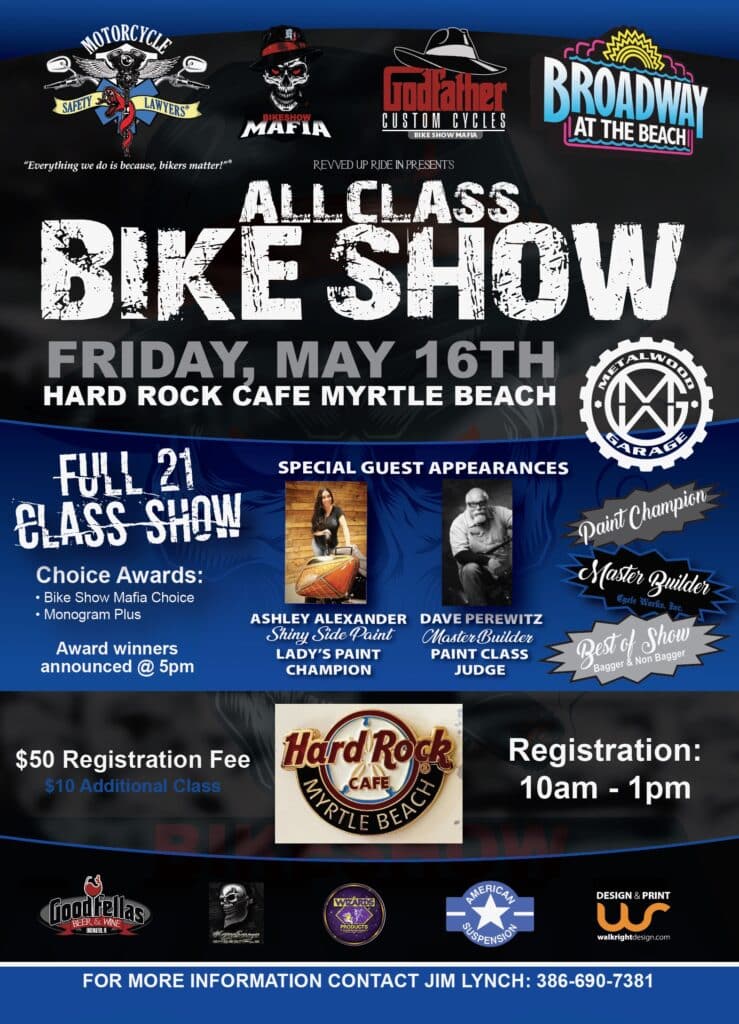 All Class Bike Show Event Brochure