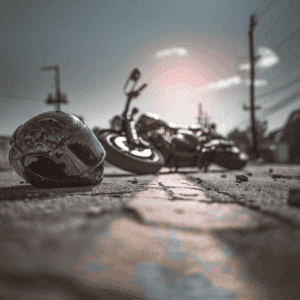 A motorcycle accident tin Chicago