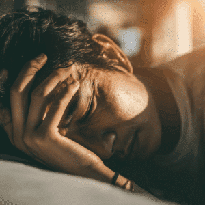 Brain injury patient in pain